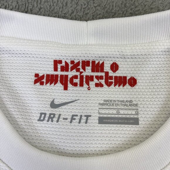 POLAND 2012 2013 HOME FOOTBALL SHIRT‎ SOCCER JERSEY NIKE 450508-105 sz L MEN - Picture 9 of 13